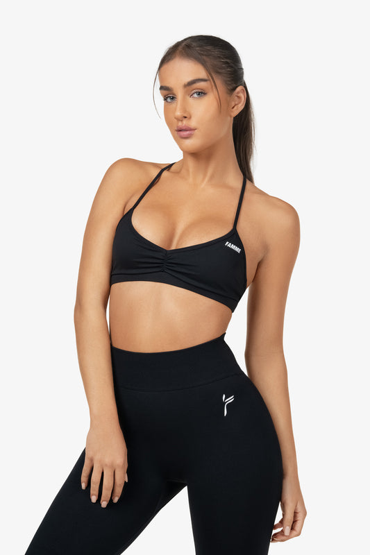 Black Define Sports Bra - for dame - Famme - Sports Bra