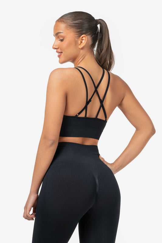 Black Lunge Sports Bra - for dame - Famme - Sports Bra