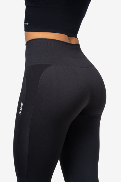 Dark Grey Elevate Wave V3 Leggings - for dame - Famme - Leggings